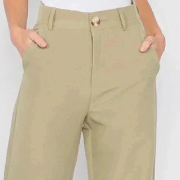 I MEAN BUSINESS Olive Pocketed Pants - Picture 7 of 10